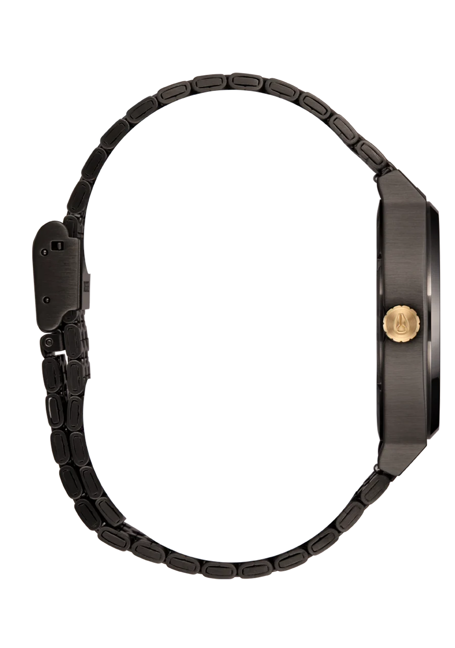 Nixon Gunmetal Blackberry Gold