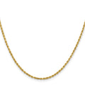 10K Rope Chain Diamond Cut 2mm 20” length.
