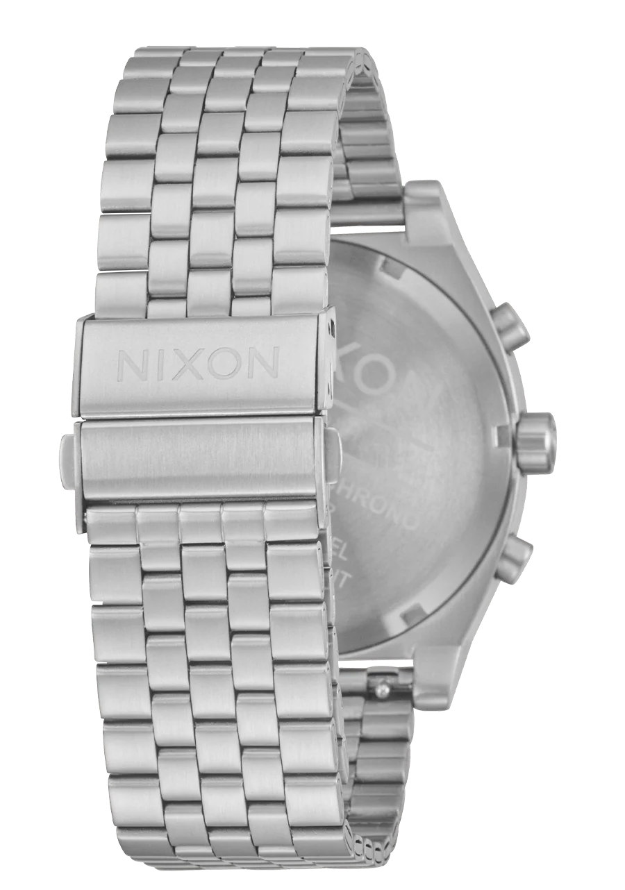 Nixon Time Teller Chrono Silver / Purple Sunray