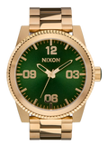 Nixon Corporal Stainless Steel All Gold Green Sunray