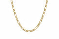 10K Gold Figaro Link Chain 20” 3mm