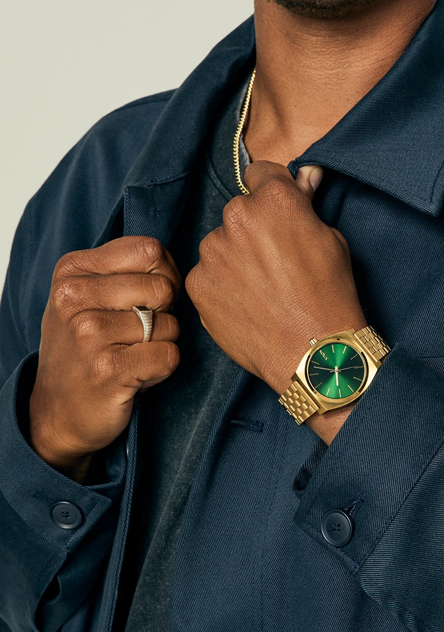 Nixon Time Teller Gold / Green Sunray